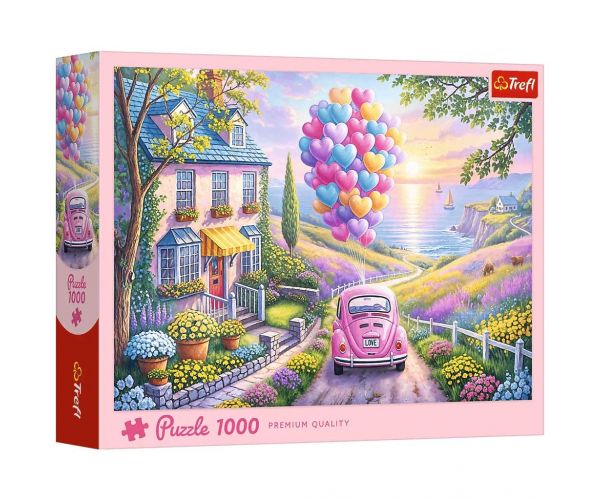 Romantikus utazás 1000db-os puzzle - Trefl