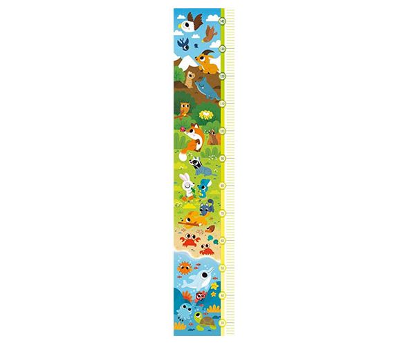 Aranyos állatkák fali mérce 30 db-os puzzle - Clementoni