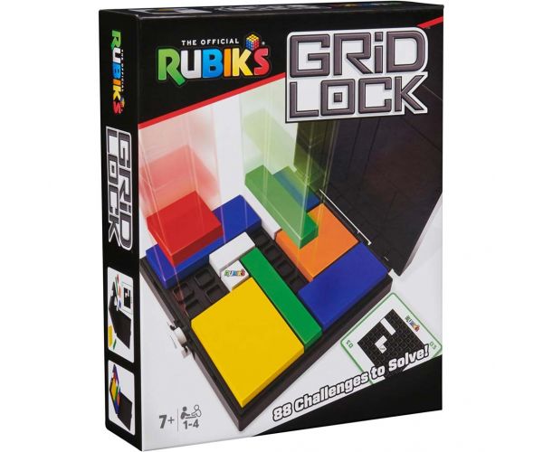 Rubik Grid Lock logikai játék 88 feladvánnyal - Spin Master