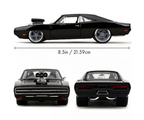 Halálos iramban: 1970 Dodge Charger fém autómodell 1/24 - Jada Toys