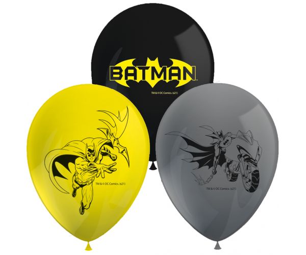 Batman mintás lufi 8db-os szett