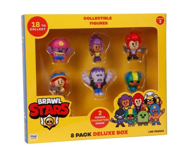 Brawl Stars mini figurák dobozban 8db-os szett