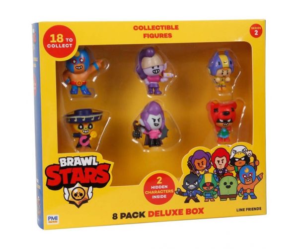 Brawl Stars mini figurák dobozban 8db-os szett