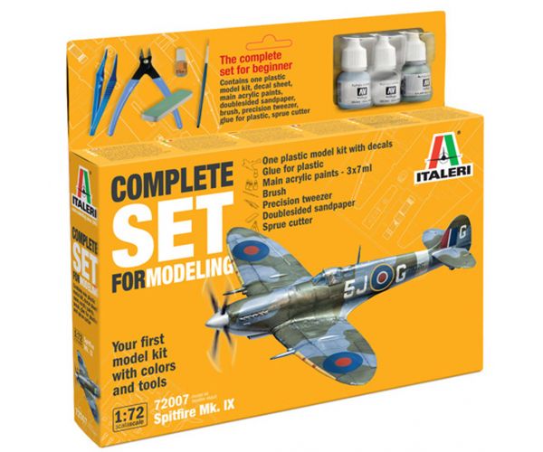 Italeri 1/72 Spitfire Mk. IX repülőgép makett szett