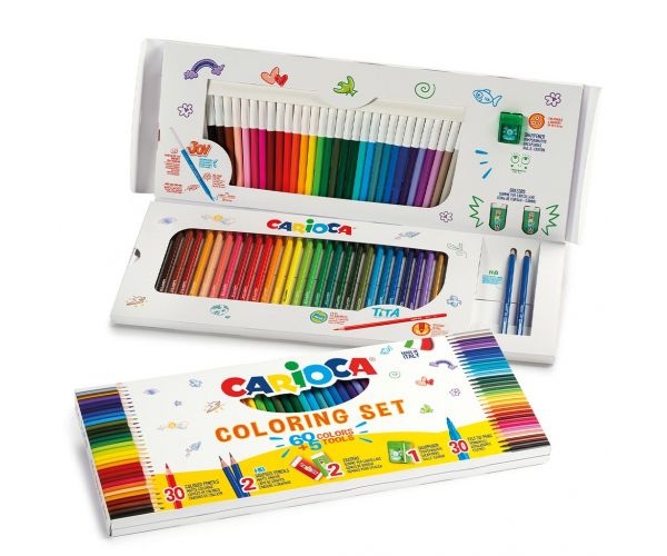 Színező szett 65db-os - Carioca