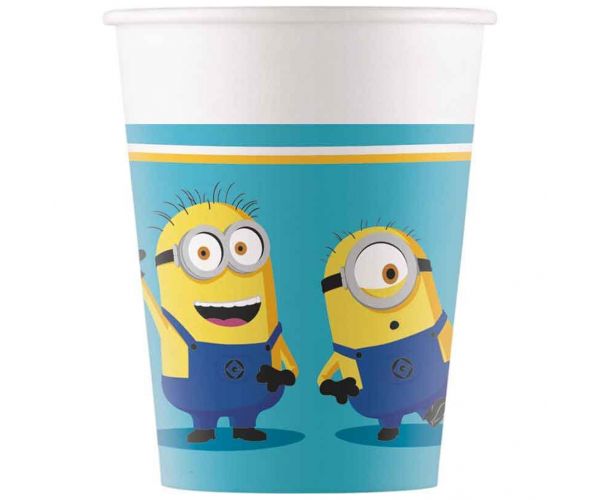 Minyonok papírpohár 8db-os szett 200ml