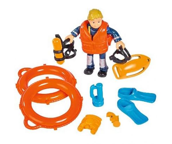 Sam a tűzoltó: Neptun motorcsónak Penny figurával - Simba Toys