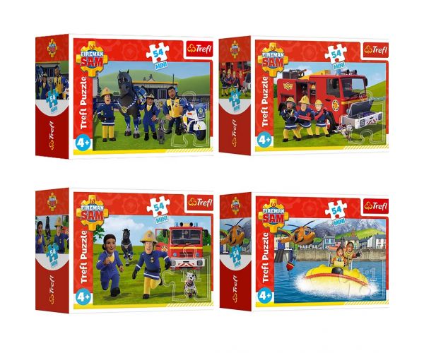 Sam a tűzoltó készenlétben 54db-os mini puzzle több változatban - Trefl