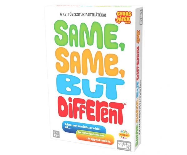 Same Same but Different - Quick Play kiadás parti társasjáték