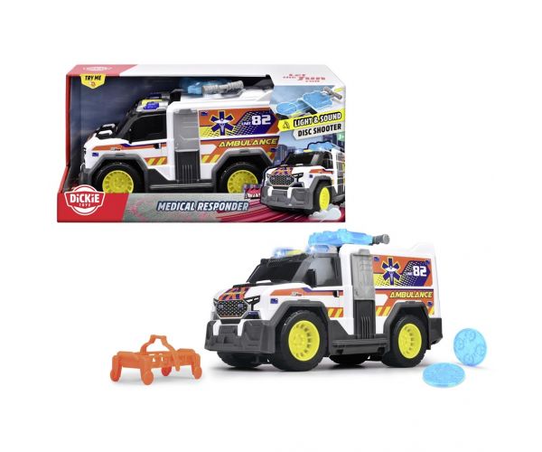 Mentőautó fénnyel és hanggal 30cm - Dickie Toys