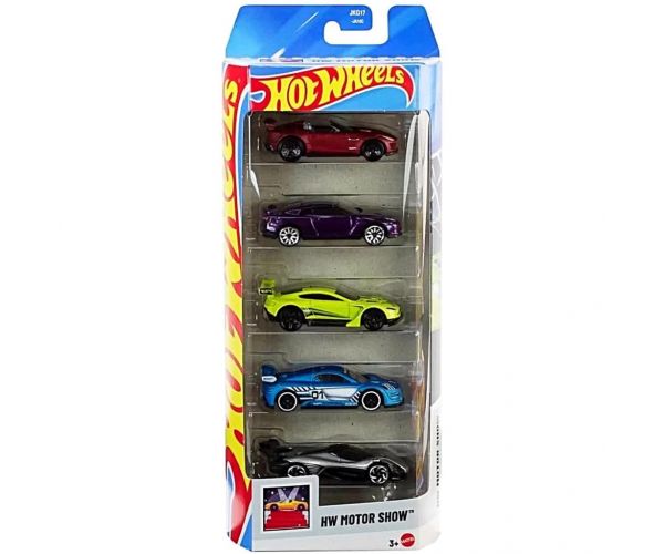 Hot Wheels Motor Show 5 db-os kisautó szett – Mattel