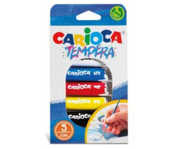 Tubusos tempera készlet 5x12ml - Carioca