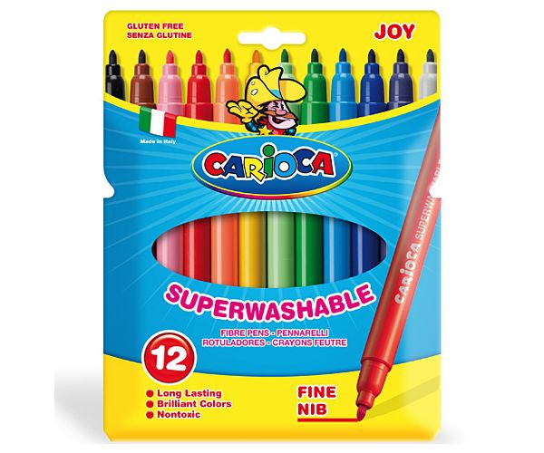 Vékony filctollszett 12db - Carioca