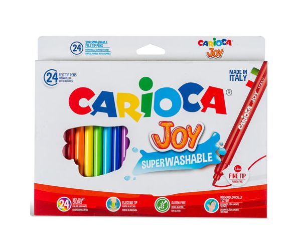 Lemosható filctollszett 24db - Carioca