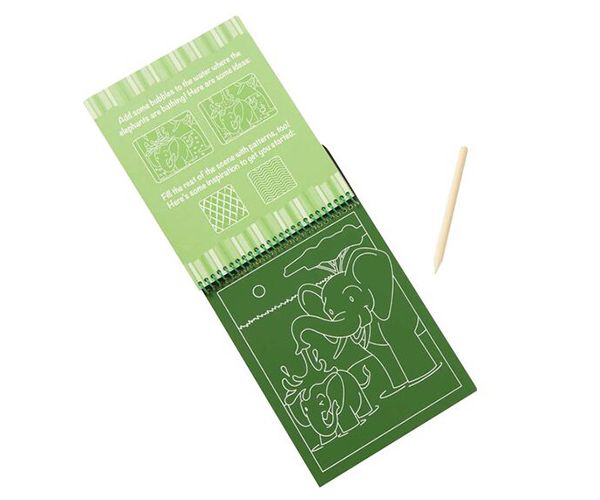 Szafari képkarc füzet - Melissa & Doug