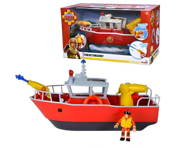 Sam a tűzoltó: Titán tűzoltóhajó - Simba Toys