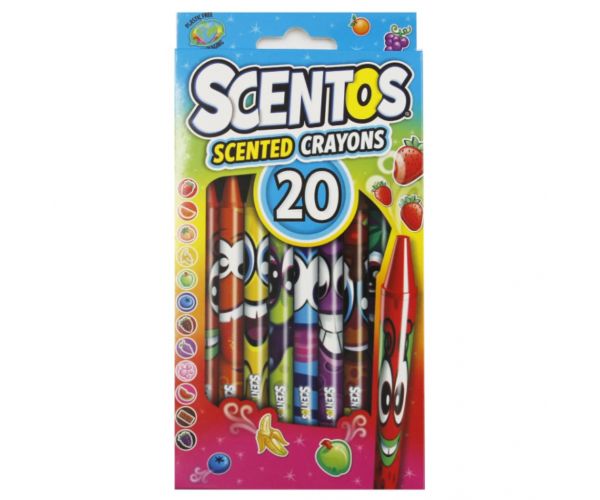 Scentos: Illatos zsírkréta 20db-os szett