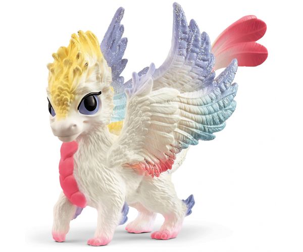 Schleich: Szivárvány sárkány bébi figura (70825)