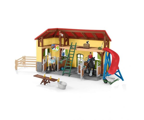 Schleich Farm World – Lóistálló játékszett (42485)