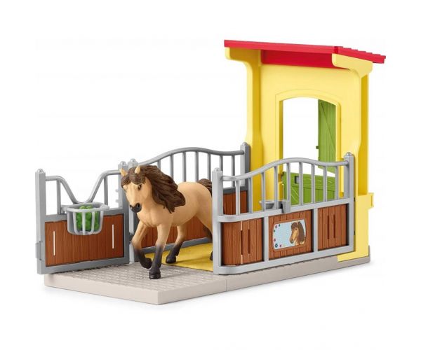 Schleich: Farm World - Pony box Izlandi póni mén szett (42609)
