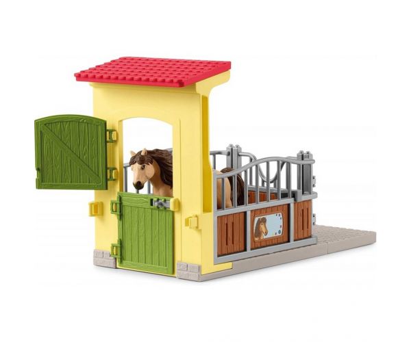 Schleich: Farm World - Pony box Izlandi póni mén szett (42609)