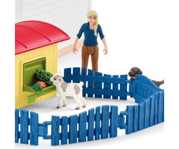 Schleich: Farm World - Kisállat hotel játékszett (42607)