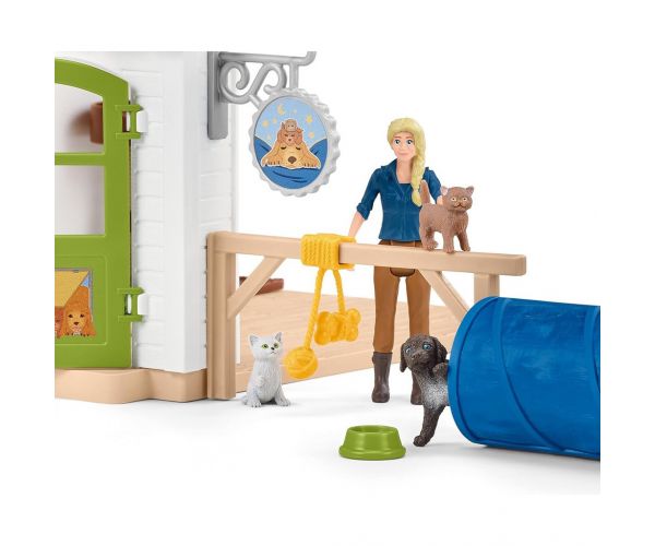 Schleich: Farm World - Kisállat hotel játékszett (42607)