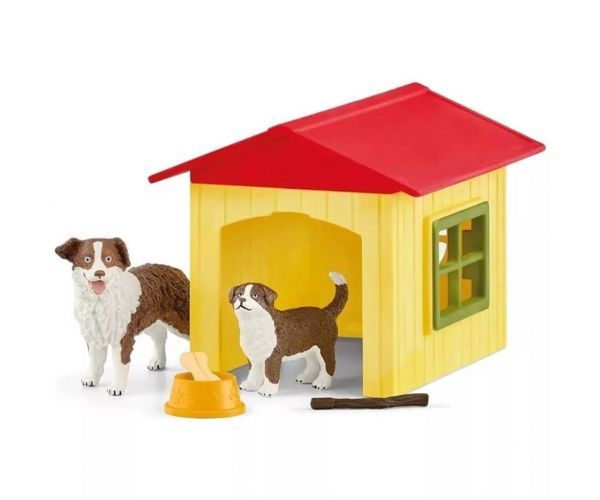 Schleich: Farm World - Barátságos kutyaház készlet (42573)