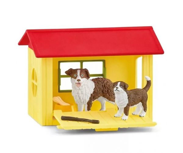 Schleich: Farm World - Barátságos kutyaház készlet (42573)