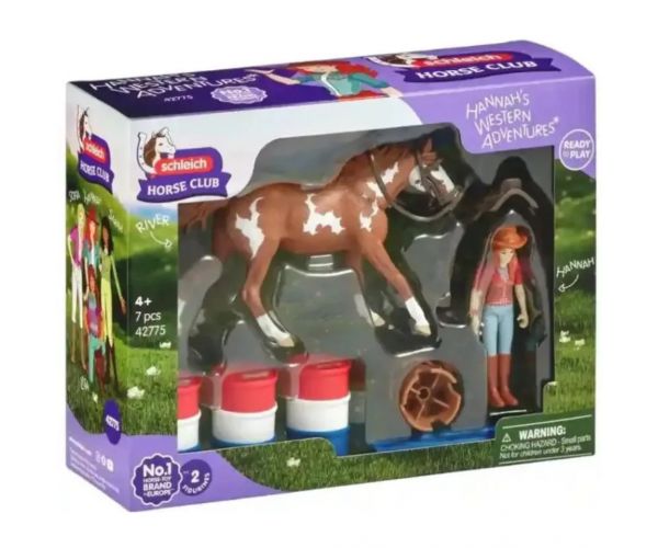 Schleich: Horse Club - Hannah Western kalandja (42775)