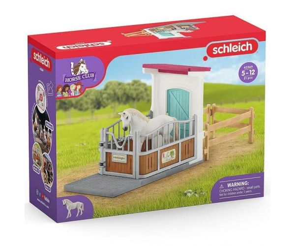 Schleich: Horse Club - Lóistálló játékszett (42569)