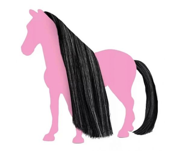 Schleich Horse Club: Sofia's Beauties - Fekete sörény és farok kiegészítő szett (42649)