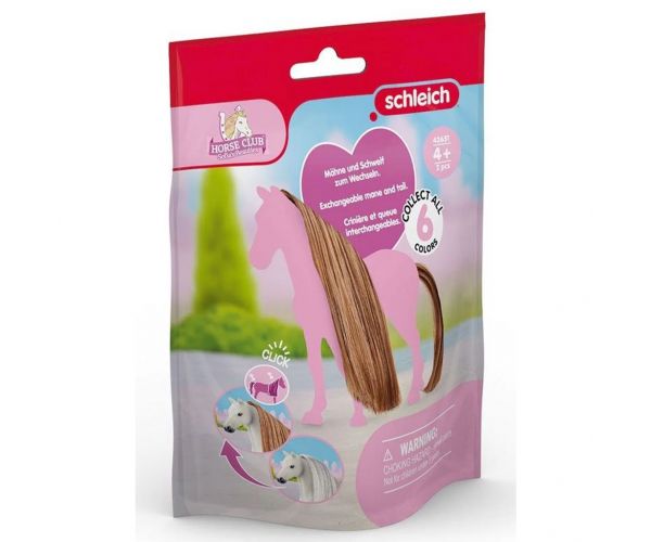 Schleich Horse Club: Sofia's Beauties - Csoki színű sörény és farok kiegészítő szett (42651)