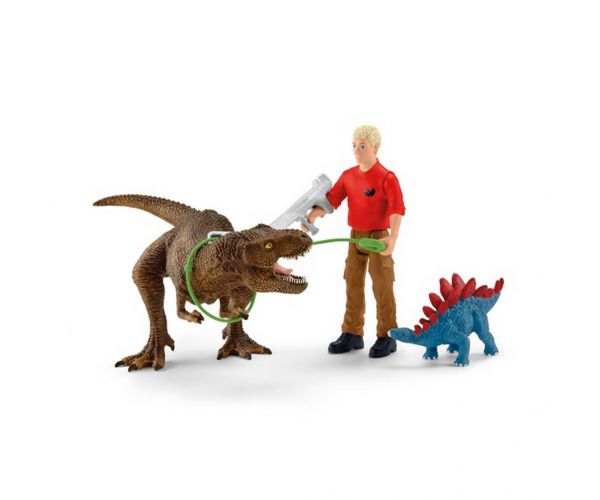 Schleich: Tyrannosaurus Rex támadás szett (41465)