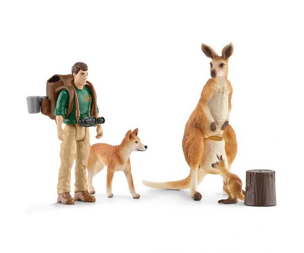 Schleich: Wild Life - Kenguru kaland figura szett (42550)