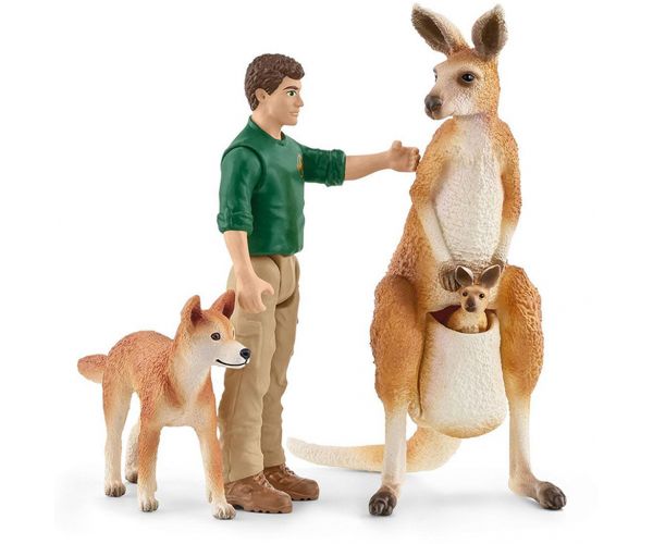 Schleich: Wild Life - Kenguru kaland figura szett (42550)