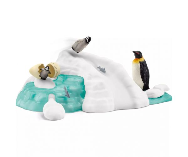 Schleich: Wild Life - Pingvin családi móka figura szett (42661)