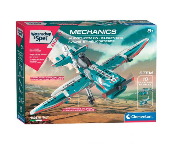 Science & Play: Repülők és helikopterek 10 az 1-ben szett - Clementoni
