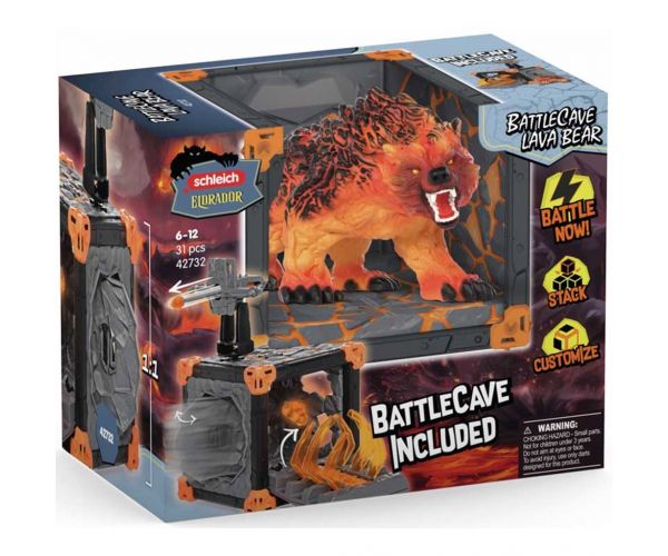 Schleich: Eldrador BattleCave – Lávamedve játékszett (42732)