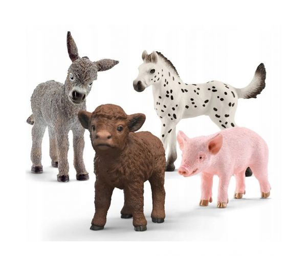 Schleich: Farm World Farm bébiállatok figura – 4 db-os szett (42740)