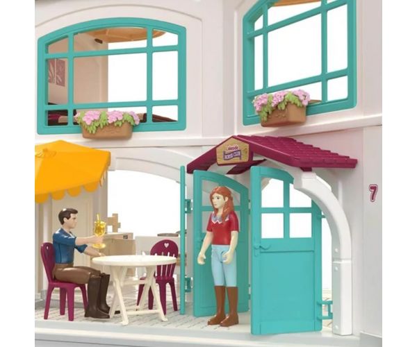 Schleich: Horse Club Tóparti villa és lovarda (42785)