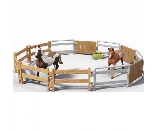 Schleich: Lószállító terepjáróval és lovakkal (42705)
