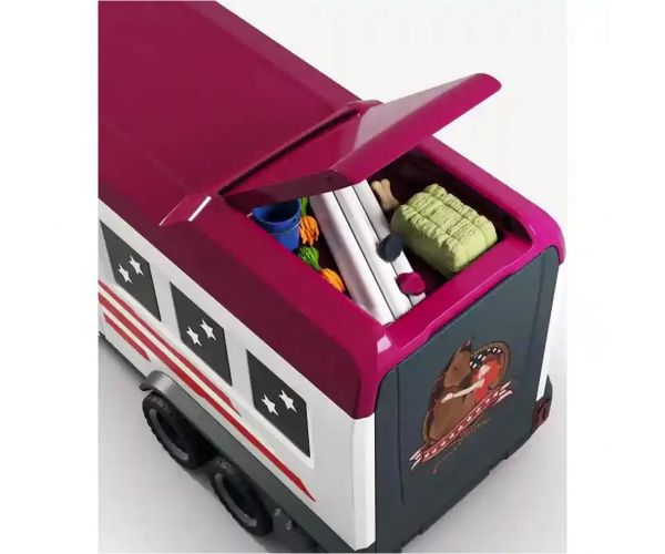 Schleich: Lószállító terepjáróval és lovakkal (42705)