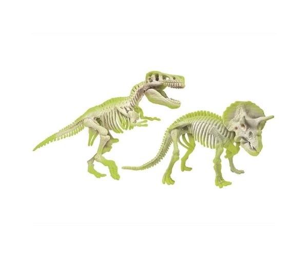 Science&Play: Archeofun Világító T-rex és Triceratops régész szett - Clementoni