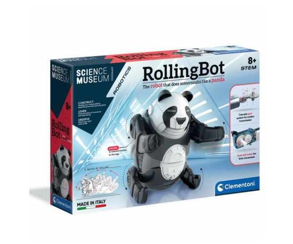 Science & Play: Rolling panda bot játékszett - Clementoni