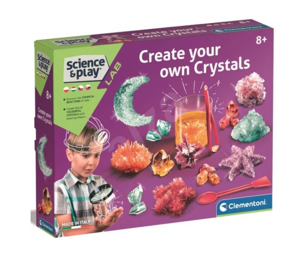 Science&Play: Kristálykészítő játék készlet - Clementoni