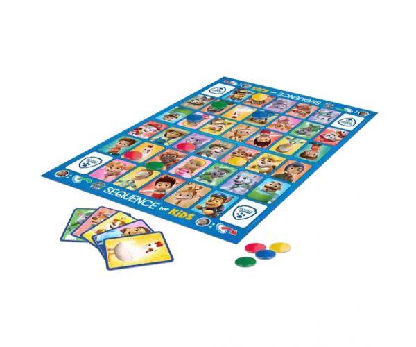 Sequence Junior társasjáték - Mancs Őrjárat kiadás