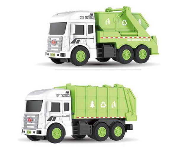 Service Team: Szemétszállító jármű 15cm kétféle változatban