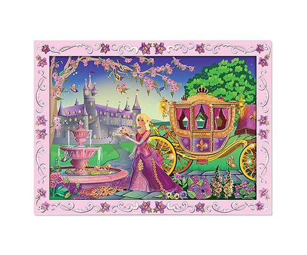 Hercegnő matricás képkészítő - Melissa & Doug
