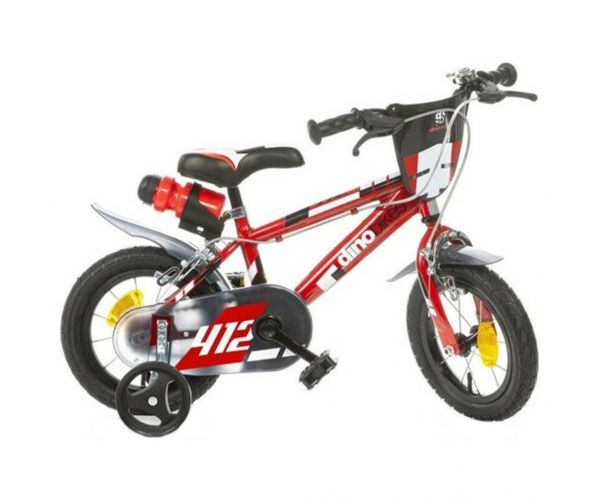 Sfera piros gyerek bicikli 12-es méretben - Dino Bikes kerékpár